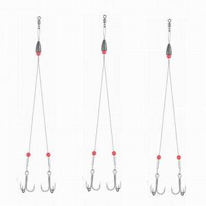 Nuovo Tipo di Testa Girevole per Esche da Pesca, Gruppo Leader 4 #   Amo con Testa Piombata in Metallo per Esche da Pesca in Acqua Salata - Product Image 1