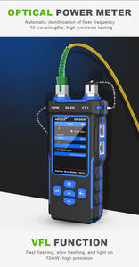 Testeur de câble de réseau à fibre optique multifonction NOYAFA NF-8508 avec compteur de puissance optique, localisateur de défaut visuel, traqueur de fil - Product Image 2