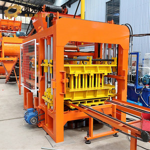 QT6-15 Fly Ash bê tông Máy làm gạch hoàn toàn tự động làm gạch máy khối dây chuyền sản xuất - Product Image 6