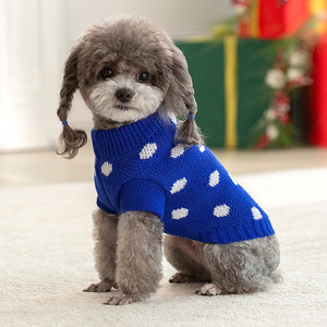 Manteau d'hiver chaud en tricot pour animaux de compagnie avec flocon de neige de renne, pyjama de Noël pour chats et chiots - Product Image 6