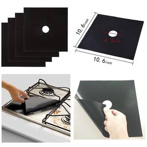 Estufa Protector Cubierta Liner Negro Venta caliente Chuanda <span class=keywords><strong>Oferta</strong></span> <span class=keywords><strong>Gas</strong></span> Estufa Protector - Product Image 4