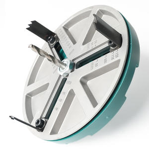 Adjustable 45-130mm Multi-Functional <b>Hole</b> <b>Saw</b> for Woodworking Drilling <b>Holes</b> in Wood Panels Plasterboard Plastic Aluminum Sheets - Product Image 1