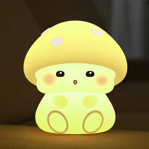 Mantar pil gece lambası kız Led lamba USB Mini dokunmatik lamba dekorasyon için sevimli hayvan gece lambası - Product Image 3