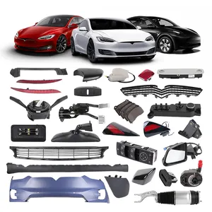 Suku cadang Bumper depan mobil kendaraan energi harga pabrik suku cadang Body eksterior otomatis suspensi untuk Tesla Model 3 Y X S