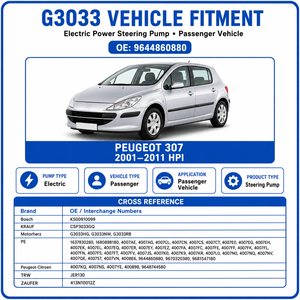 <span class=keywords><strong>Pompe</strong></span> de <span class=keywords><strong>direction</strong></span> assistée électrique 9813664780 9670320380 9681547180 pour Peugeot <span class=keywords><strong>307</strong></span> 2001-2011 – Ensemble de <span class=keywords><strong>pompe</strong></span> - Product Image 6