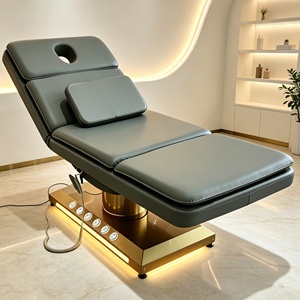 3-Motor Electric Beauty Bed <b>Height</b> <b>Adjustable</b> Modern Salon Massage <b>Table</b> Memory Foam Aesthetic Bed PU for Medical Spa - Product Image 2