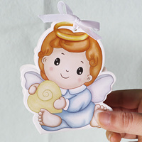 Boîtes à Cadeaux pour Première Communion, Boîtes à Bonbons de Baptême Religieux, Décorations de Baby Shower « Que Dieu Bénisse » pour Garçons et Filles