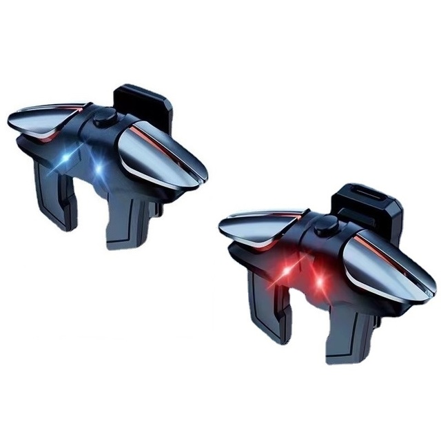 JS61 Mobile Gaming Accessories Gamepad Joystick Gatillos Para Celular for PUBG L1 R1 Alloy Key Button for IPhone Samsung Xiaomi