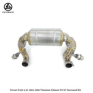 Échappement CSZ de haute qualité en alliage de titane, silencieux Valvetronic, tuyau d'échappement pour <span class=keywords><strong>Ferrari</strong></span> F430 4.3L 2005-2009, commande à distance - Product Image 1