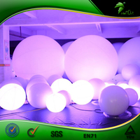 Ballon gonflable blanc de marque, sphère pour éclairage LED clignotant, 80cm, XXL, en promotion