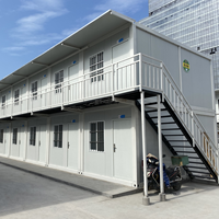 Maisons conteneurs préfabriquées mobiles en acier de 20 pieds, à panneaux sandwich, pour villas/toilettes/chambres à coucher, idéales pour maisons/appartements