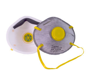 قناع تنفس FFP2 للاستخدام مرة واحدة مع صمام، معتمد من CE، أقنعة مسطحة للرسم والتلوين، خراطيش قابلة لإعادة الاستخدام، أقنعة FFP2، FFP 2 - Product Image 3