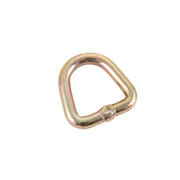 Anneau en D triangulaire forgé en acier de 2 pouces (50 mm) 5000 kg, quincaillerie métallique zinguée, pour sangle à cliquet, personnalisable, emballé