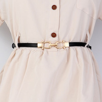 Ceinture élastique pour femme JULUN, ceinture en PU avec boucle mors de cheval, multicolore, fine, ajustable, accessoire de mode