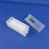 Tube en verre de quartz pur à 99,99 %, poli sur une face, givré optiquement, résistant à la corrosion et aux hautes températures, pour soudage sur mesure