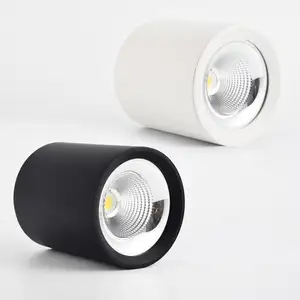 LEDダウンライトラウンドコブLEDダウンライトアルミLEDシーリングライトLED表面実装ダウンライト調光可能