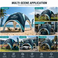 Carpa Inflable Hermética Profesional CATC |   Letrero Personalizado con Diseño de Araña |   Resistente al Agua y a los Rayos UV |   Refugio para Eventos Silenciosos |