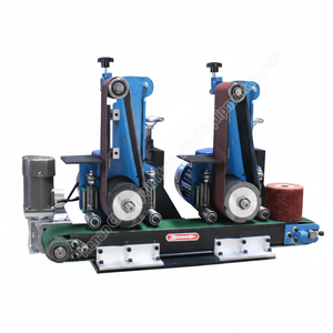 Máquina desbarbadora automática de molienda de correa de arena Chapa de acero inoxidable pulido - Product Image 1