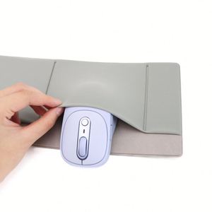 Adhesive Under Laptop Storage Pouch Stick-On 3 Pockets Self-Adhesive <b>Desk</b> Organizer for Phone, Mouse, Pens Holder Stocked - Product Image 3