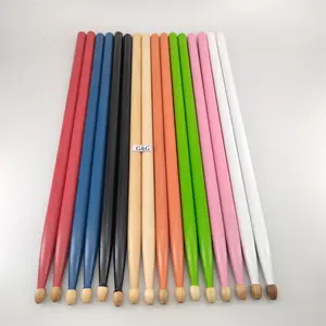 Wholesale hickory wooden drumsticks music drumsticks with custom logo design wooden drumsticks other musical instruments