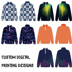 Conjunto de Chándal Personalizado de Verano para Hombre de Poliéster Impermeable Cortavientos con Cremallera Tallas Grandes Estampado - Product Image 4