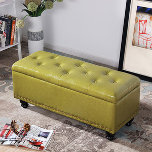 Tabouret de rangement <span class=keywords><strong>pliable</strong></span> multifonctionnel moderne en <span class=keywords><strong>bois</strong></span>, pouf de rangement, valise, <span class=keywords><strong>banc</strong></span> à chaussures pour la maison, le salon - Product Image 6