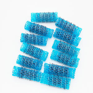 Mejores ventas 12 Uds rodillos de <span class=keywords><strong>pelo</strong></span> de nailon de malla de alambre por bolsa varilla de plástico para <span class=keywords><strong>pelo</strong></span> largo o <span class=keywords><strong>corto</strong></span> herramienta de peinado de temperatura fría - Product Image 6