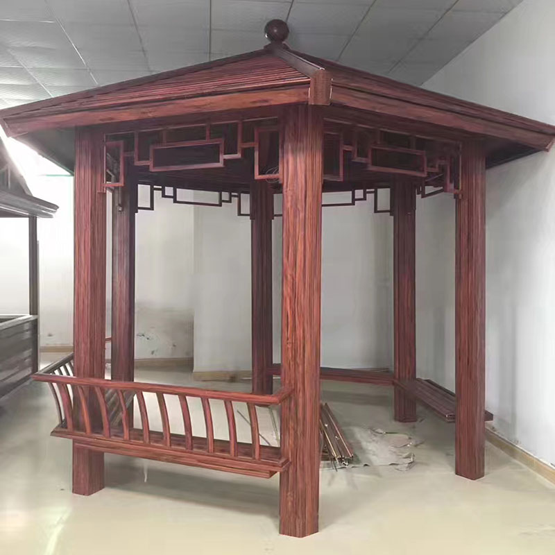 Trung Quốc vườn tùy chỉnh in pergolas gazebo gian hàng bằng gỗ ngoài trời