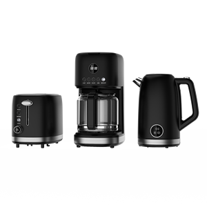 Ensemble de petit-déjeuner électroménager populaire comprenant une cafetière électrique de 1,8 L, une <span class=keywords><strong>bouilloire</strong></span> numérique de 1,7 L, un <span class=keywords><strong>grille</strong></span>-<span class=keywords><strong>pain</strong></span> électrique intelligent à 2 tranches - Product Image 1