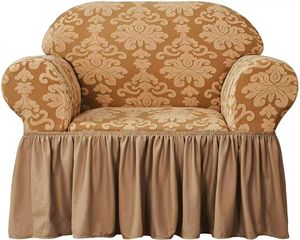 Copridivano Elasticizzato in Jacquard Damascato, Protezione Universale <span class=keywords><strong>per</strong></span> Mobili, Copertura Floreale <span class=keywords><strong>per</strong></span> Poltrona <span class=keywords><strong>e</strong></span> Divano, Decorazione <span class=keywords><strong>per</strong></span> Tutte le Stagioni - Product Image 5
