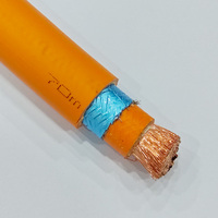 Câble de charge EV 25MM2 35MM2 50MM2 70MM2 Orange 1000/1500V câble automobile HV double isolation câble blindé pour véhicule électrique