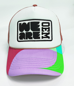 Casquette Trucker en Mousse Brodé Personnalisé Premium 2026 – Haute Qualité, 5 Panneaux, Performance, Style Plage, Unisexe, Réglable, Asymétrique - Product Image 4