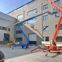 Prix usine Mini-grue araignée compacte, grue araignée sur chenilles, nacelle élévatrice sur chenilles