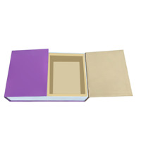 Boîte cadeau rigide en carton écologique personnalisée de luxe avec insert laminé mat pour l'emballage de cosmétiques, de bijoux et de produits électroniques