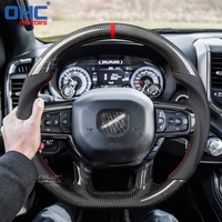 Volants en Fiber de carbone pour Dodge RAM 1500, 2500, 3500, 4500, 5500, 2019, 2020, 2021