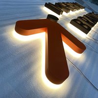 Bandes LED 3D personnalisées, lettres rétroéclairées, logo d'entreprise intérieur, publicité, enseigne lumineuse, étanche IP65, décoration de bâtiments