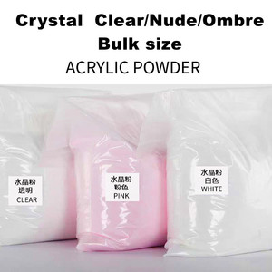 Polvo de Uñas Acrílico Transparente <span class=keywords><strong>Natural</strong></span> de Alta Calidad en Oferta, 1 kg, para Monómero Líquido de Uñas - Product Image 2