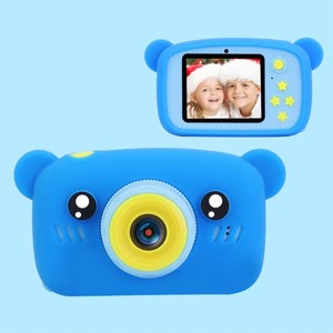 กล้องการ์ตูนเด็ก ของเล่นเด็กใหม่ น่ารัก กล้องถ่ายรูปเด็ก HD หน้าจอ 2.0 นิ้ว กล้องวิดีโอดิจิตอลสำหรับเด็ก - Product Image 1
