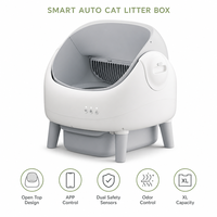 Nouvelle litière intelligente pour chat à ouverture supérieure, entièrement automatique, électrique, extra large