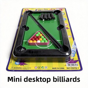 Table de billard miniature portable pour enfants, ensemble de jouets de billard, jeu interactif parent-enfant, jouet de billard - Product Image 5