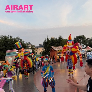 Marioneta de payaso de circo inflable para parque de atracciones para fiesta de desfile, marioneta de hombre inflable de actividad escénica - Product Image 4