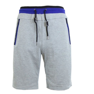 Pantalones cortos de corte crudo de rizo de algodón de verano para hombre, estilo informal, transpirables, antiarrugas, con cierre de cordón, hechos en Pakistán - Product Image 1