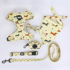 Arnés y Correa Tácticos para Perro de Diseño Personalizado, Resistentes, Ecológicos, de Nailon, Neopreno y Poliéster Acolchado, Ajustables - Product Image 1