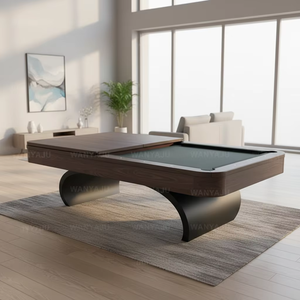 2025 WANYAJU usine personnalisé 3 en 1 salle à manger et <span class=keywords><strong>table</strong></span> de <span class=keywords><strong>billard</strong></span> 9ft 8ft <span class=keywords><strong>7ft</strong></span> ardoise lit multi-jeux <span class=keywords><strong>billard</strong></span> de luxe pour la maison moderne - Product Image 4