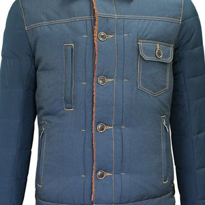 High Street Winter Jackets Full Sleeve Winter <b>Padded</b> Jacket With Button Custom Logo <b>Cheap</b> Price Casual Wear Men Winter Jacket - Product Image 4