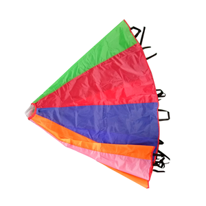 Jardin D'enfants d'âge préscolaire Enfants Jeux <span class=keywords><strong>Parachute</strong></span> Matériel Sacs <span class=keywords><strong>Parachute</strong></span> Volant <span class=keywords><strong>Parachute</strong></span> Hamac Tissu - Product Image 5