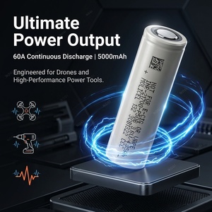 Sel Silinder Molicel 3.7V 5000mAh NMC 21700 Asli untuk Model RC Berdaya Tinggi - Product Image 1