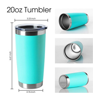 Venta Al Por Mayor 20oz 30oz Tazas De Caf Al <span class=keywords><strong>Vaco</strong></span> De Acero inossidabile isolato doppia parete vuoto viaggio tazza da caffè Tumbler - Product Image 3