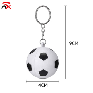 Ballon de football en éponge PU léger de 4 cm, prix de gros promotionnel, <span class=keywords><strong>pas</strong></span> <span class=keywords><strong>cher</strong></span>, <span class=keywords><strong>porte</strong></span>-clés pour sac à dos, pendentif - Product Image 6