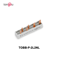 TONGOU utilisation industrielle cuivre barre omnibus broche MCB connecteur disjoncteur combinateur connexion boîte de Distribution barre omnibus combinateur